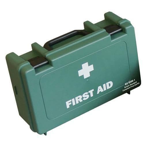 BS Compliant First Aid Kit in Hinged Case | Safety | Manutan UK