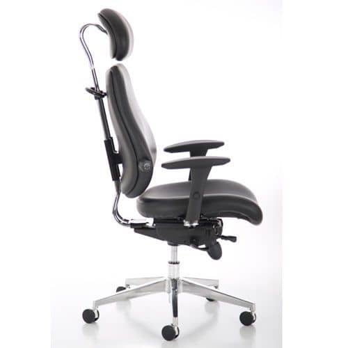 Chiro Ultimate Ergonomic Leather Posture Chair Office Chairs