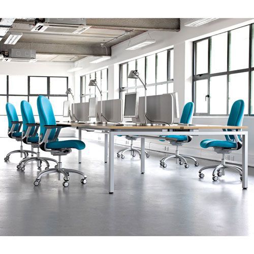 Verco Four Person Bench Desk | Office Furniture | Manutan UK