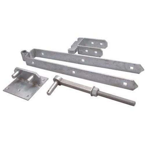 Rising Field Gate Hinge Set Galvanised Manutan UK   AIG3622474 