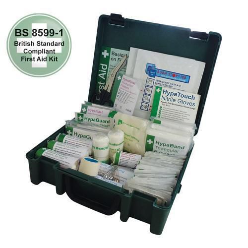 Small BS Compliant First Aid Kit in Hinged Case | Safety | Manutan UK