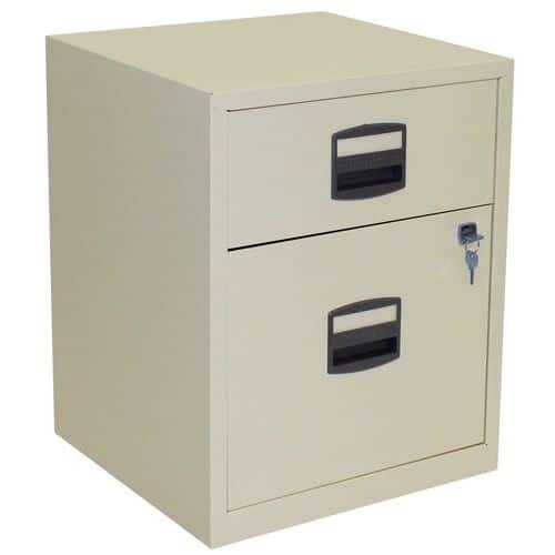 Metal drawer unit Eco | 2 drawers | Manutan UK