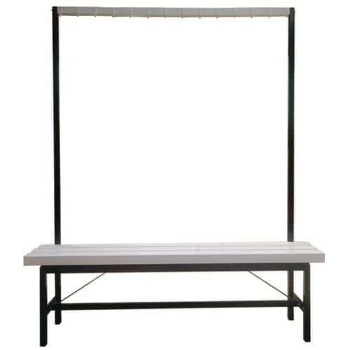 White store pvc bench