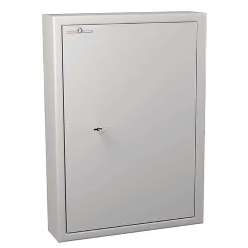 High-security grey key cabinet | key lock | Manutan UK