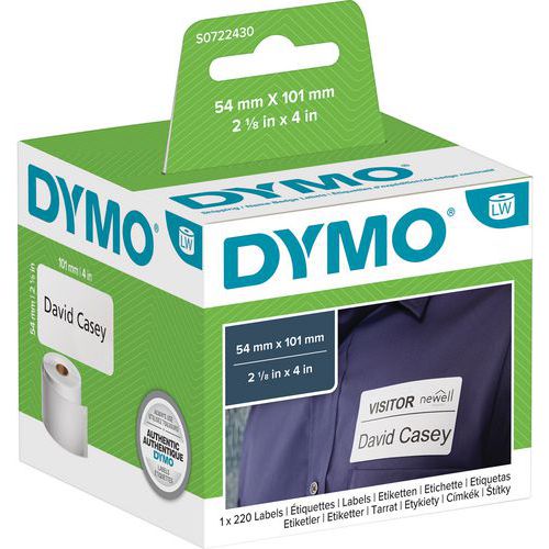 dymo labelwriter 450 label sizes