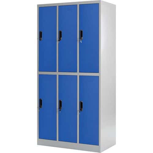 Multi-compartment locker - 3 columns - On base | Manutan UK