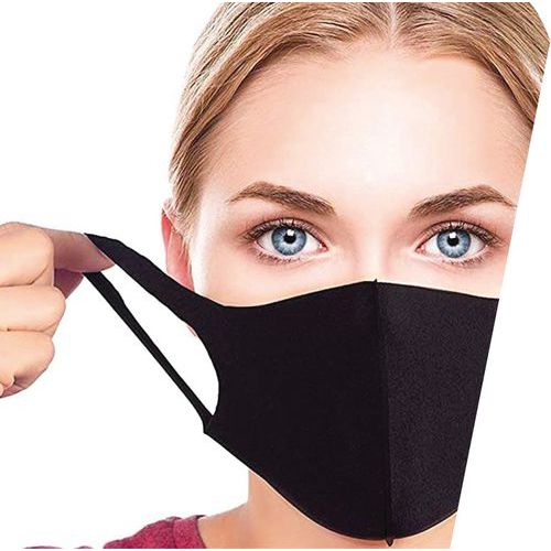 Black Reusable Face Mask | Washable Masks | Manutan UK