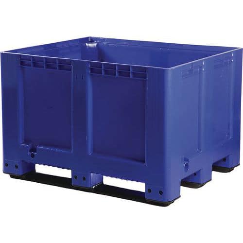 Plastic Pallet Boxes With Solid Sides 