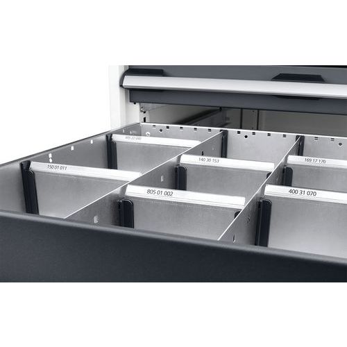 Drawer cabinet separators Bott SL-107 - Height 12.7 cm - Manutan.co.uk